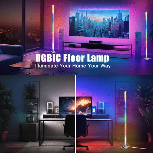 LED lumière d'angle moderne, avec synchronisation de la musique – Image 2