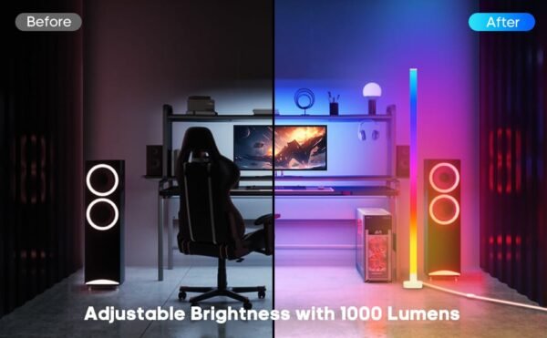 LED lumière d'angle moderne, avec synchronisation de la musique – Image 3