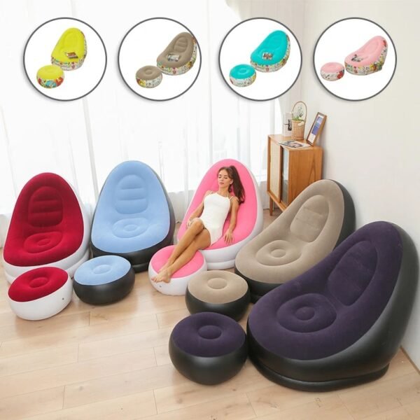 pouf gonflable en pvc – Image 3