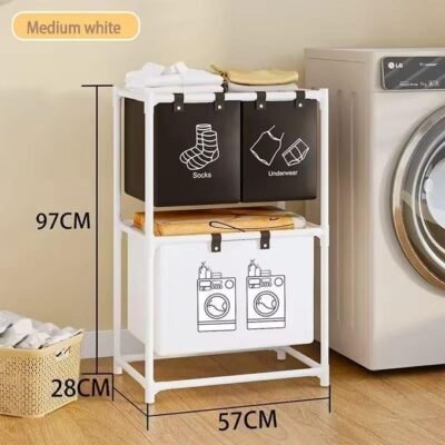 سلة فرز الغسيل، سلة تخزين الملابس المتسخة