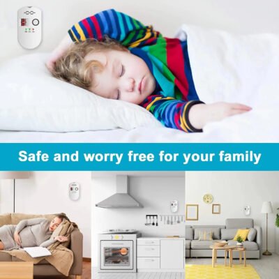 كاشف الغاز مع منبه