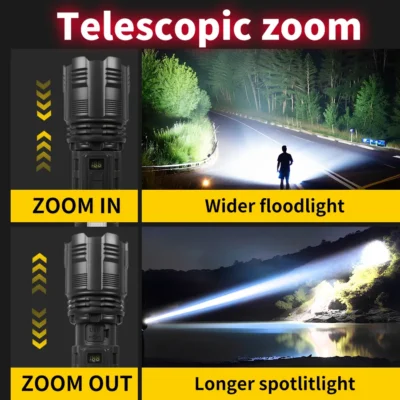 torch telescopic zoom 3 en 1