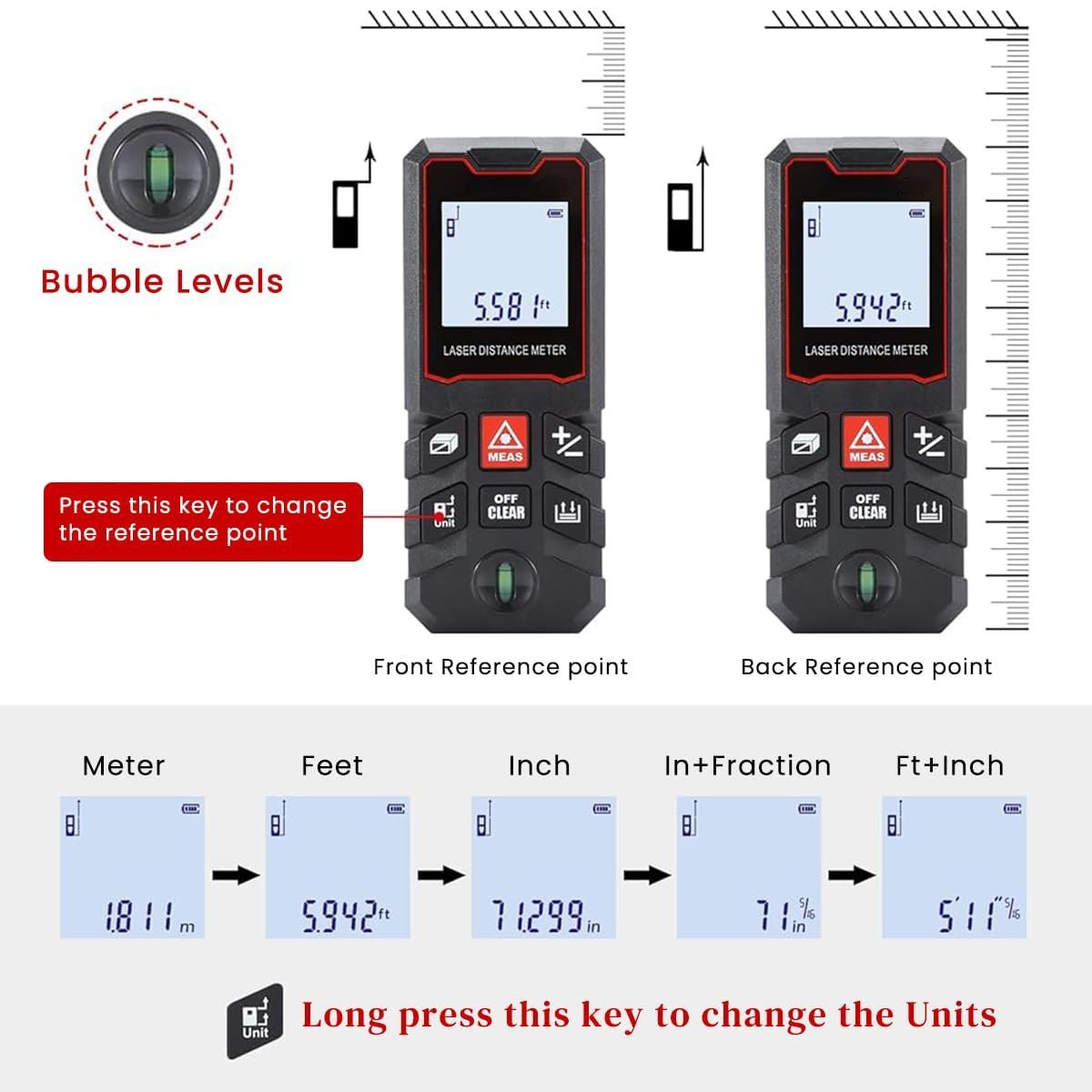 Télémètre laser professionnel avancé pour des mesures précises – Image 3