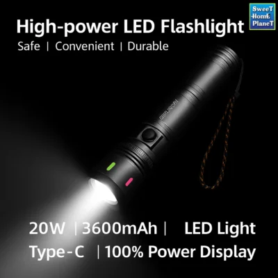 torch telescopic métal lumiere blanc+jaune+ultraviolet