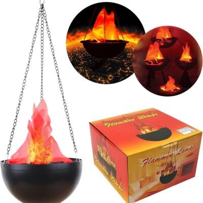 3D fausse lumière de feu, lumière de flamme LED