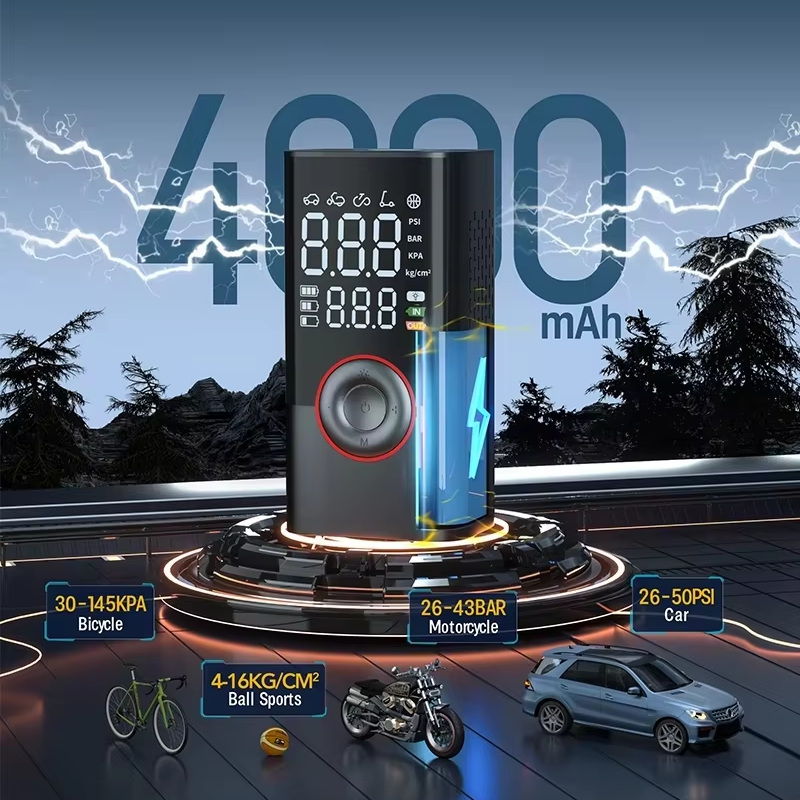 Compresseur d'air portable 4000mah – Image 4