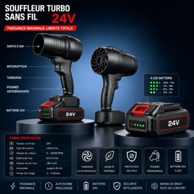 soufleur d'air double batterie SL-0129